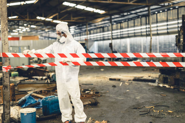 Professional Trauma Scene Cleanup technician working in Vestaburg, MI